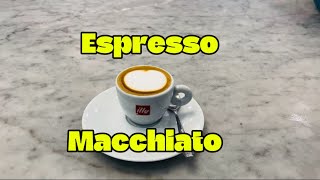 How to make espresso macchiato  espresso macchiato barista skills [upl. by Ymas]