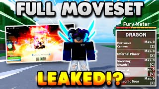 Dragon Rework FULL MOVESET LEAKED  SECRET Dragon Heart Blox Fruits [upl. by Ettenay253]