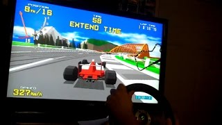 MAME Racing Games with 270 Degree Wheel 13 [upl. by Oinotna]