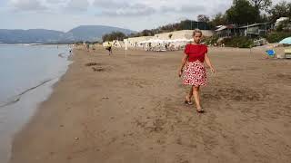 Kalamaki Zante beach walk September 2023 [upl. by Brander]