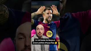 Le vrai leader du Barça et joueur préféré dHansi Flick 🤔 barça fcbarcelona [upl. by Nowed18]