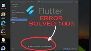 How to Fix quotFlutter SDK is not found in the specified locationquot [upl. by Rumney]