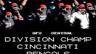 NES Tecmo Super Bowl Team Celebration For Division Win [upl. by Inilam]