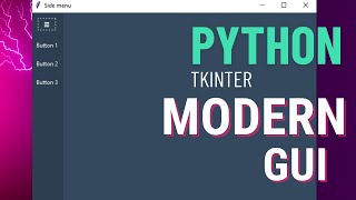 Python Modern GUI with Tkinter [upl. by Aittam436]