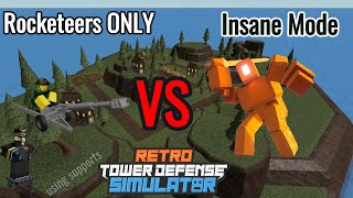 Rocketeers ONLY Vs Insane Mode [upl. by Ro]