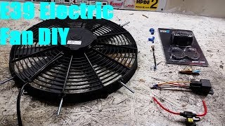 E39 BMW 540i Electric Fan Conversion Cooling Overhaul Part 3 of 5 [upl. by Remos293]