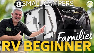 3 Small Camper Trailers for Beginner Families in 2024 [upl. by Margareta]