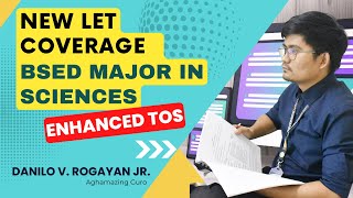 New LET Coverage for BSED Major in Sciences [upl. by Ellives]