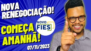 É OFICIAL COMEÇA NESSA TERÇAFEIRA A NOVA RENEGOCIAÇÃO DE DIVIDAS DO FIES 2023 [upl. by Sigfried]