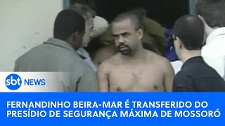 Fernandinho BeiraMar é transferido do presídio de Mossoró  SBTNewsnaTV050324 [upl. by Sitoeht900]