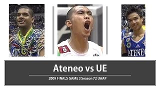 Ateneo vs UE 2009 Finals Game 3 S72 Back to Back Champions [upl. by Wenonah]