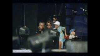 Lisa Marie Presley with children backstage History tour of Michael Jackson [upl. by Anha]