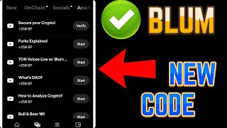 Blum New Code  Blum Verify Code  Today Blum New Code  Blum New Verify Code  Blum New Code Today [upl. by Llabmik]