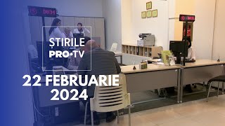 Știrile PRO TV  22 Februarie 2024 [upl. by Flor]