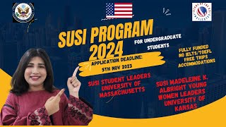 SUSi Fully Funded Summer Exchange Program USA BenefitsEligibility step by step Application process [upl. by Olmstead]