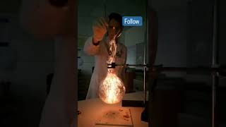 Reaction of Gasoline and Spark experiment practical physics [upl. by Leahcam]