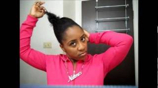 How I Texlax My Hair  Just For Me Texture Softener [upl. by Celeski]