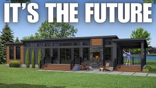 I got a EXCLUSIVE look at the quotFUTUREquot of mobile homes Prefab House Tour [upl. by Ntsyrk]