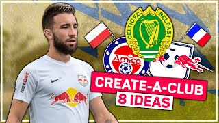 CreateAClub Ideas for EVERY League on FIFA 22 Part 2 [upl. by Aleet824]