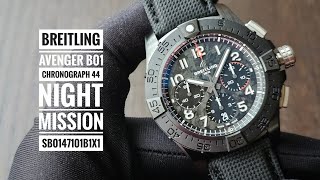 Breitling Avenger B01 Chronograph 44 Night Mission SB0147101B1X1 [upl. by Aliak]