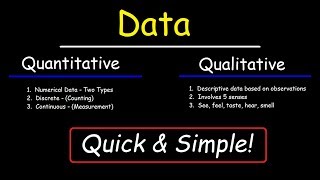 Qualitative and Quantitative [upl. by Aimas]