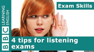 Exam Skills 4 tips for listening exams [upl. by Nichy]