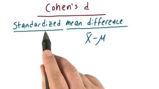 Cohens d  Intro to Inferential Statistics [upl. by Madda910]