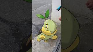 création du pokemon Tortipouss en taille réel partie 1 pokemon [upl. by Moishe]