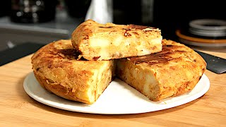 TORTILLA de POMMES DE TERRE 😋 Vegan 😊😊 [upl. by Sanborn67]