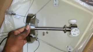 how to Install a chandelier light fixture [upl. by Bilow]