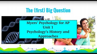 AP Psychology  Myers’ Unit 1 [upl. by Notgnirra]