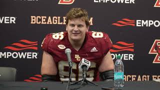 Football Drew Kendall Postgame Media Availability Nov 23 2024 [upl. by Enelhtak]