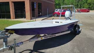 Skimmer Skiff 16 Tiller Steer by Big Franks Outdoors [upl. by Ycnej42]