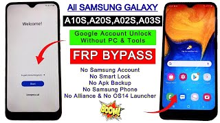 Samsung A10sA20sA02sA03s FRP Bypass 2024 Update  All Samsung Frp Bypass  Google Account Unlock [upl. by Delacourt]