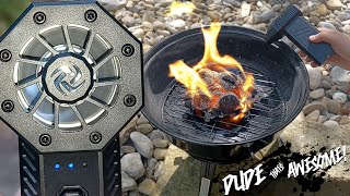 Turbo Powered Jet Fan  Test amp Review [upl. by Nalyd]