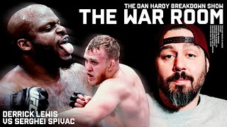 Derrick Lewis vs Serghei Spivac  Dan Hardy Breakdown The War Room Ep 230 [upl. by Damle]