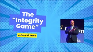 Unretired Professor Jeffrey Klubeck Talks About quotThe Integrity Gamequot [upl. by Medlin]