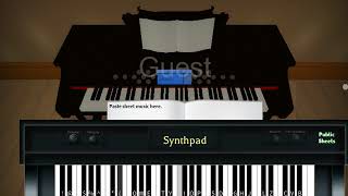 KARA THEME  Roblox Piano Detroit  Become Human  Sheets in desc [upl. by Pepi]