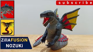 Zilla Godzilla Fusion Nozuki  StopMotion [upl. by Georgia478]