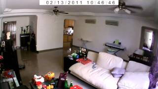 120 degree Super Widescreen HD HOME OFFICE CCTV CAMERA SINGAPORE [upl. by Allerbag616]