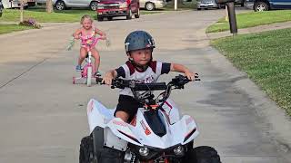 Jamesons first day with his new 4wheeler June 20245 [upl. by Swigart]