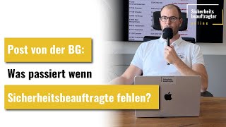 Die Berufsgenossenschaft Wer ist ihr Sicherheitsbeauftragter [upl. by Notwen]