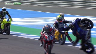 What a bizarre way to start a WorldSSP race [upl. by Ym219]