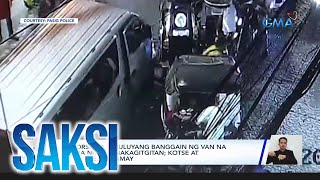 Saksi Part 1 Hulicam Pagbangga ng van Pagkakakilanlan ni Mayor Alice Guo Rigodon sa Senado [upl. by Megen]