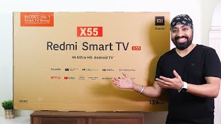 Redmi Smart TV X55  4K 55 inch Unboxing amp Impressions  Everything you wanted amp MORE 🔥 [upl. by Niehaus161]