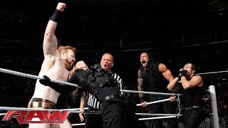 Daniel Bryan Sheamus and John Cena vs The Shield Raw Jan 27 2014 [upl. by Westhead]