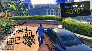 First Time Playing GTA 5 on my 4070TI PC [upl. by Nyleek]