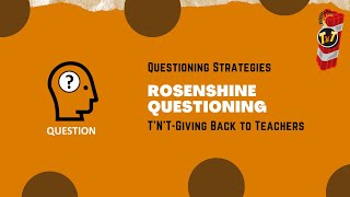 Rosenshine Questioning [upl. by Cyd]