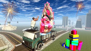 Franklin Celebrate Diwali Utsav in Indian Bike Driving 3D [upl. by Teeniv]