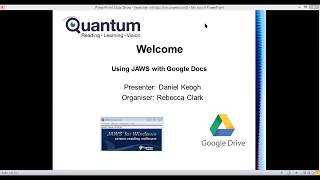 Using Jaws with Google Docs [upl. by Stan]